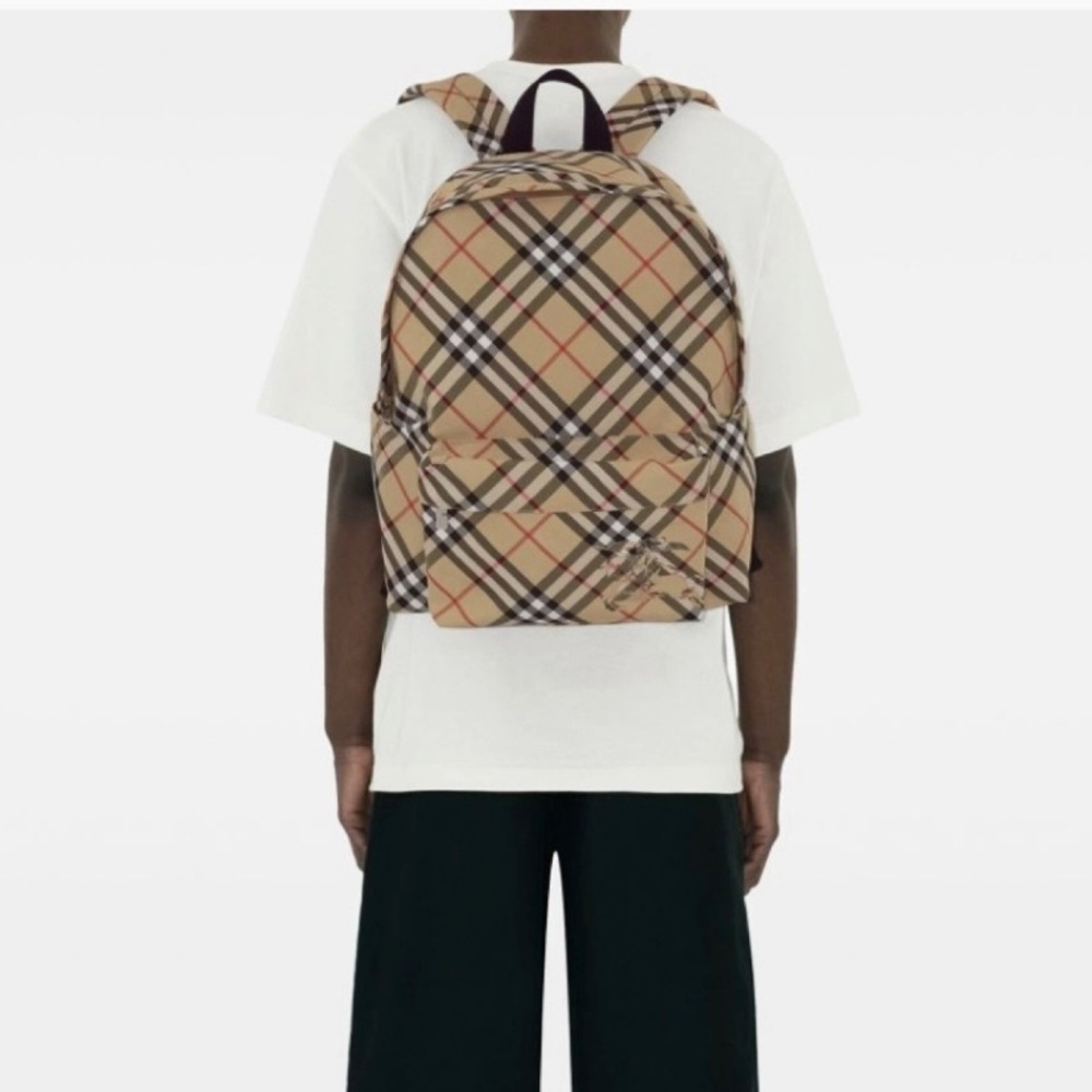 BURBERRY Check Knight backpack - Picture 5 of 6